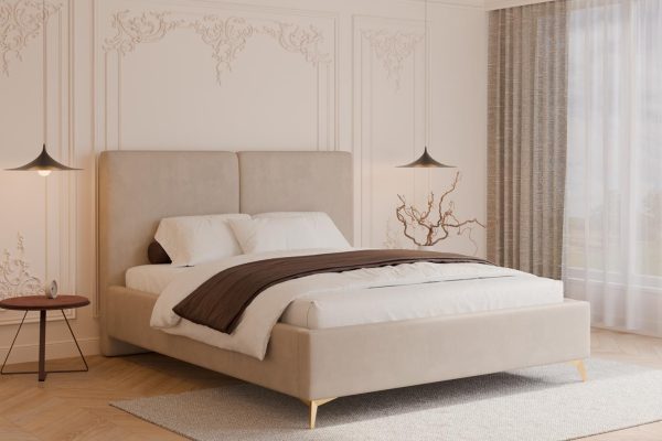 Łóżko Glos 120x200 ze stelażem