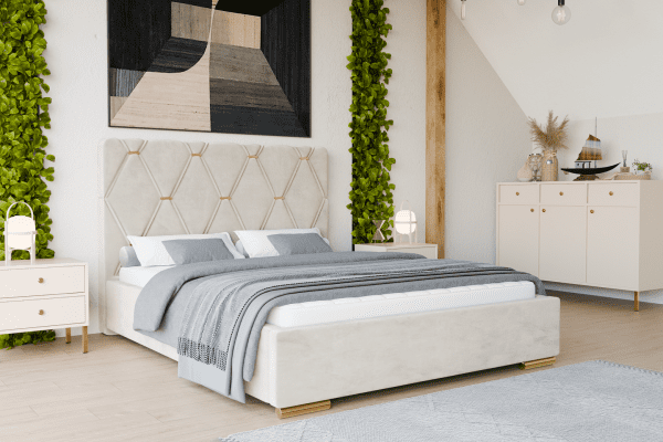 Łóżko Gloria 120x200 ze stelażem