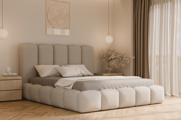 Łóżko Zoya 200x200 ze stelażem