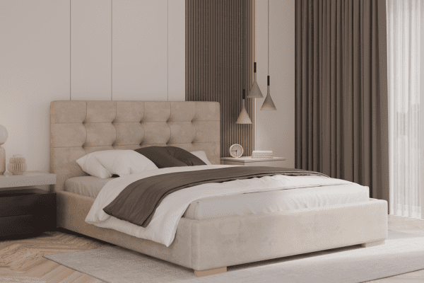 Łóżko Scandi 120x200 ze stelażem