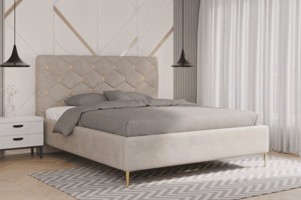 Łóżko Luxen 120x200 ze stelażem