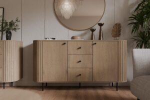 Komoda OLIVIO 3F, Dąb cremona